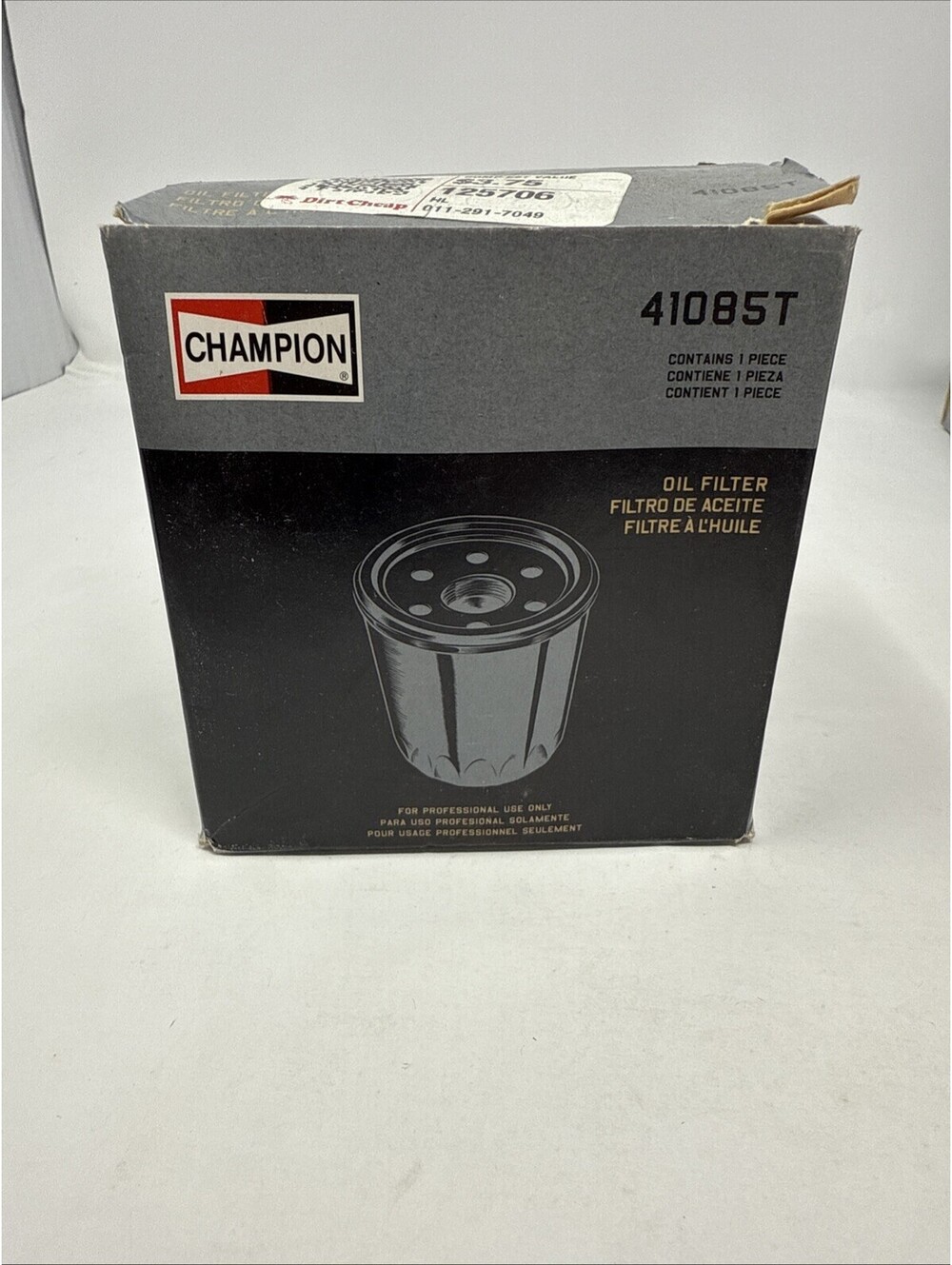 Champion 41085T Oil Filter Car Part
